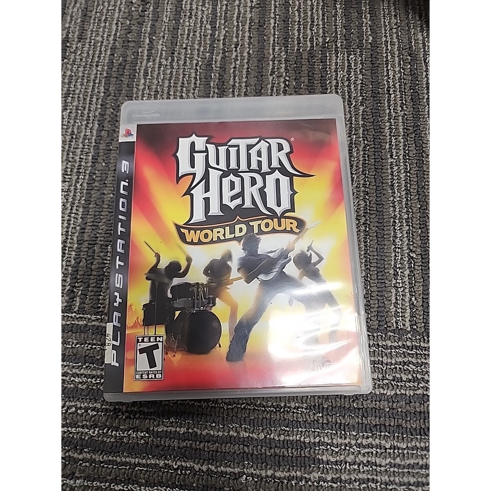 Guitar Hero World Tour (Sony PlayStation 3,  2008) No Manual Game Disc‎ PS3